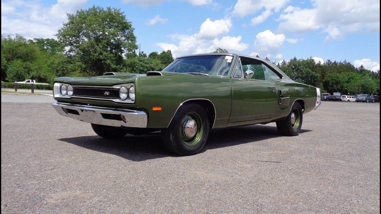 1969 Dodge Super Bee in F8 Green with a 426 Hemi Engine & Ride on My Car Story with Lou Costabile