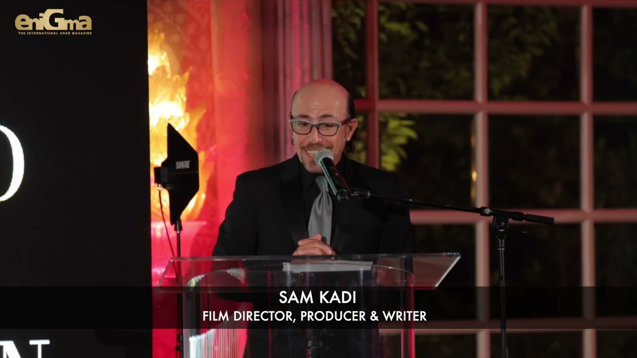 SAM KADI PRESENTS THE ENIGMA ACHIEVEMENT AWARD FOR EXCELLENCE IN FILM & TV TO KHALED EL NABAWY!