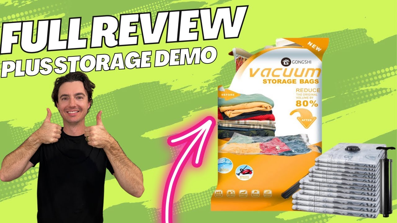 Vacuum Storage Bags FULL REVIEW Plus DEMO!!