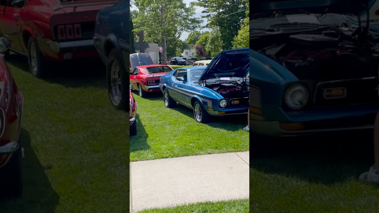 ‘72 Mustang Mach 1, ‘67 Camaro, ‘69 Firebird, and ‘71 Duster