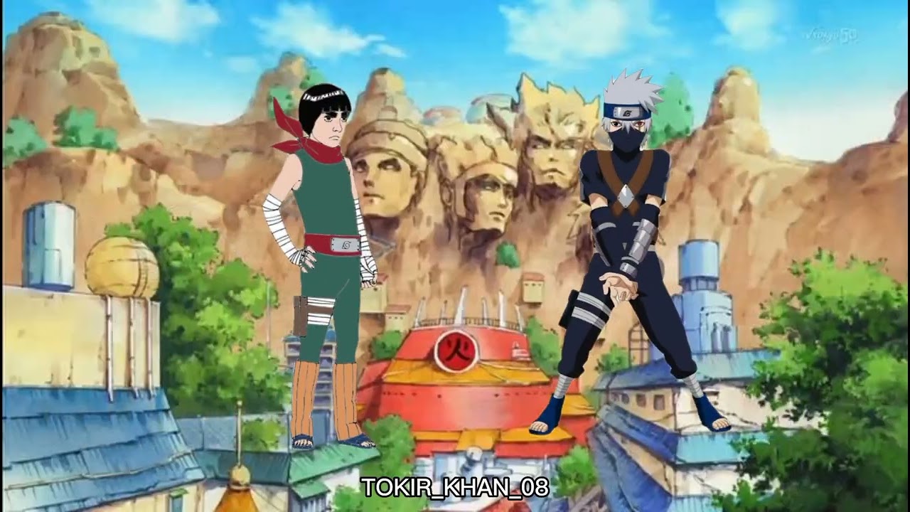 Naruto vs sasuke and kakashi vs might guy 