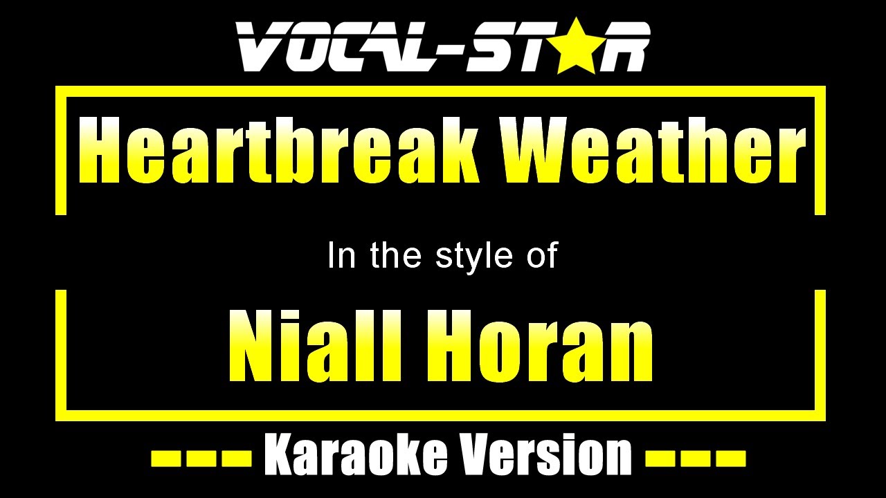Niall Horan - Heartbreak Weather | With Lyrics HD Vocal-Star Karaoke 4K