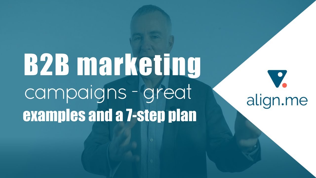 B2B marketing campaigns - great examples and a 7-step plan [video]