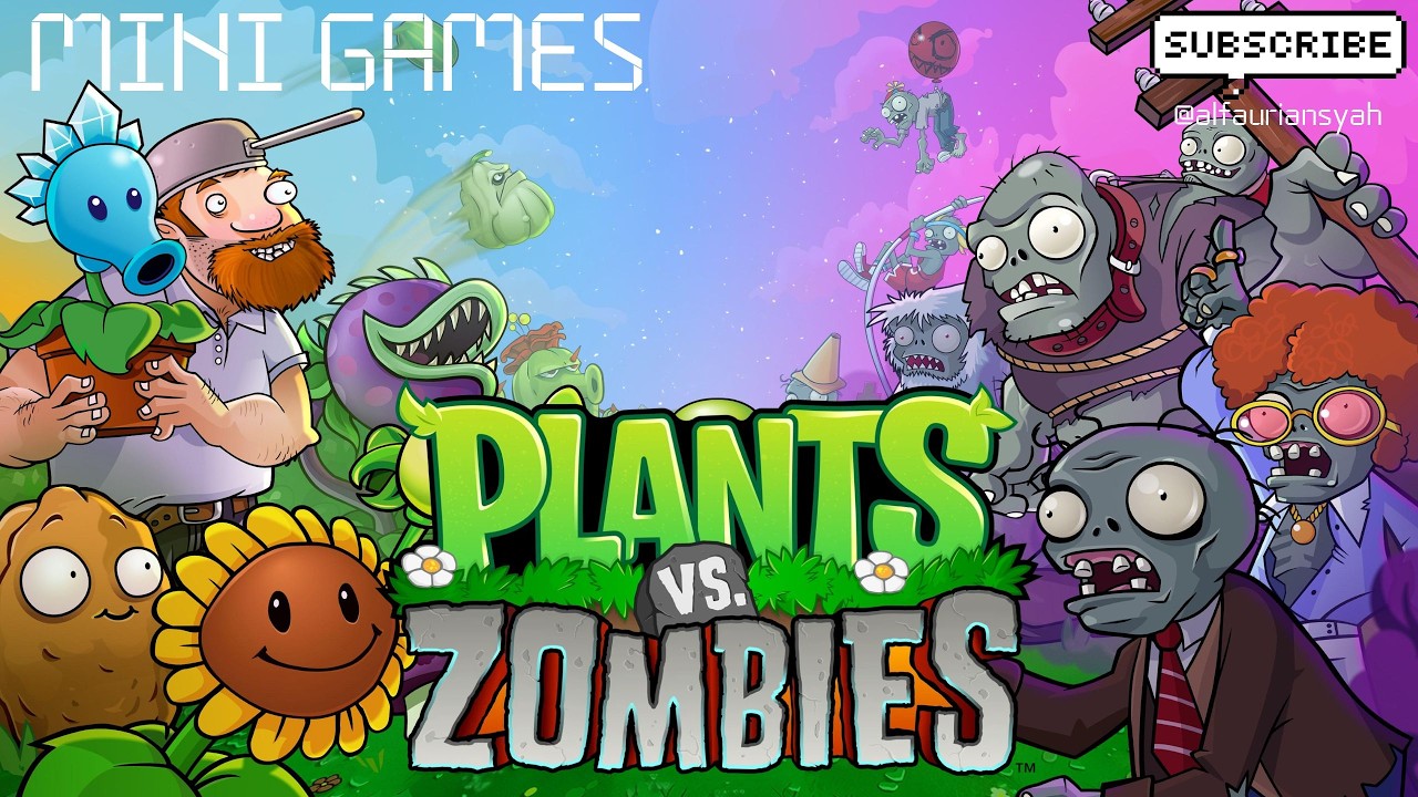 PARA TANAMAN HARUS BERTAHAN DARI SERANGAN ZOMBIE!!! - Plant Vs Zombie Survival Mode