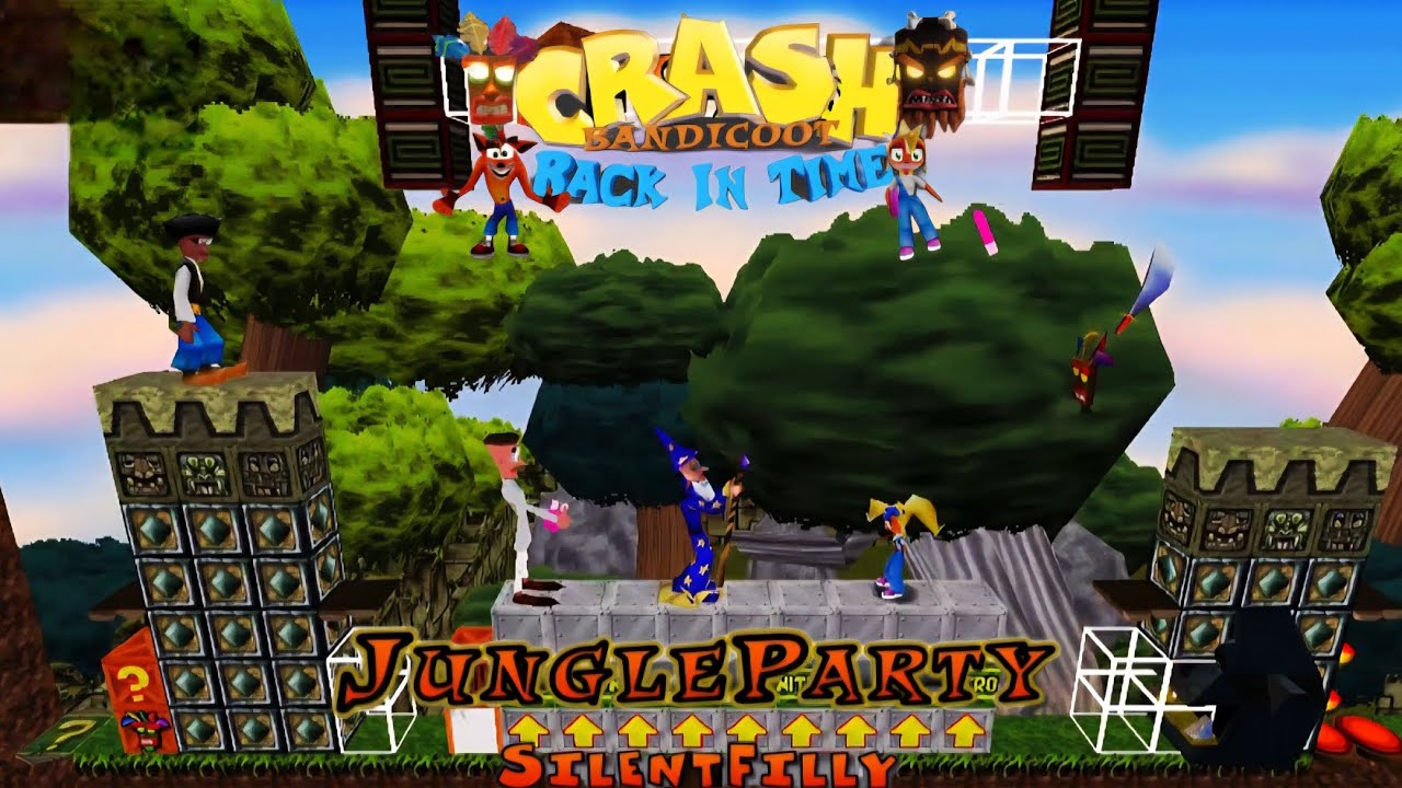 Crash Bandicoot - Back In Time Fan Game: Custom Level: Jungle Party By SilentFilly
