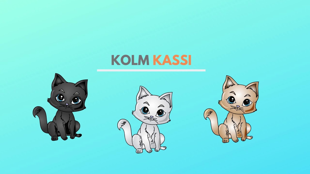 Allani lastelaulud - Kolm kassi