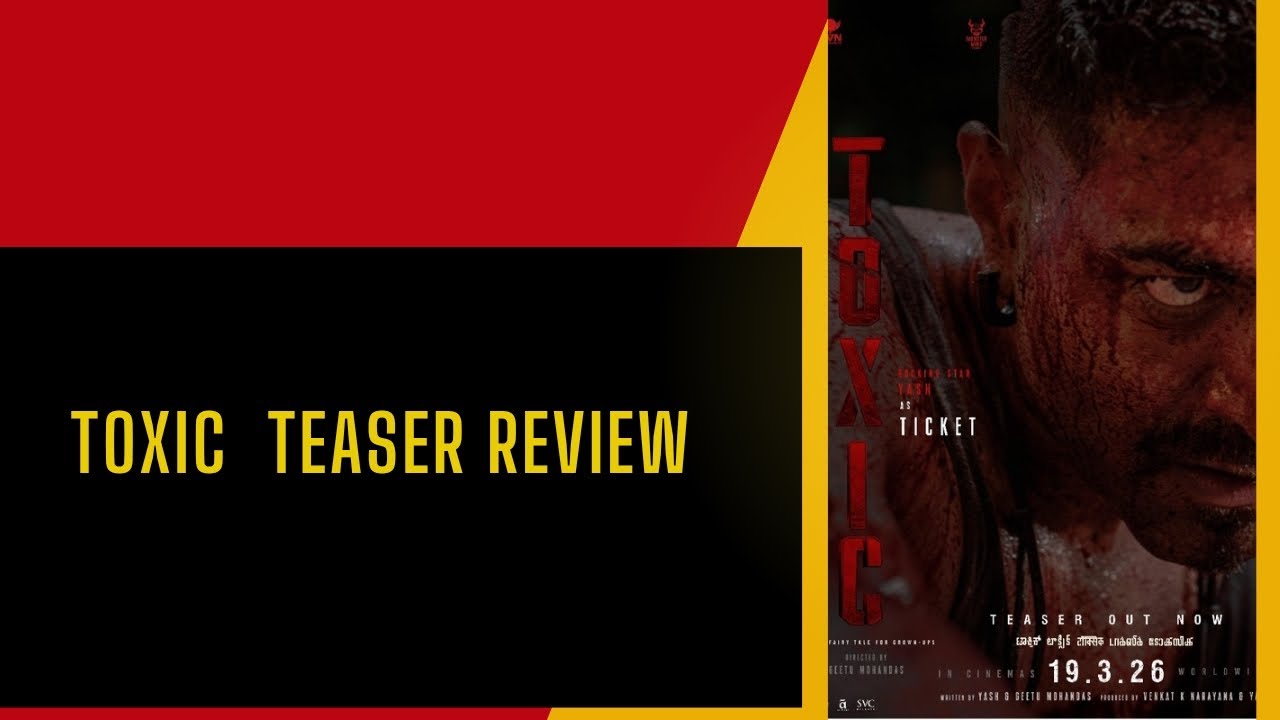 Toxic Official Hindi Teaser |Rocking Star Yash|Geetu Mohandas|KVN |Rukmini|Nayanthara|Huma Q|Review 