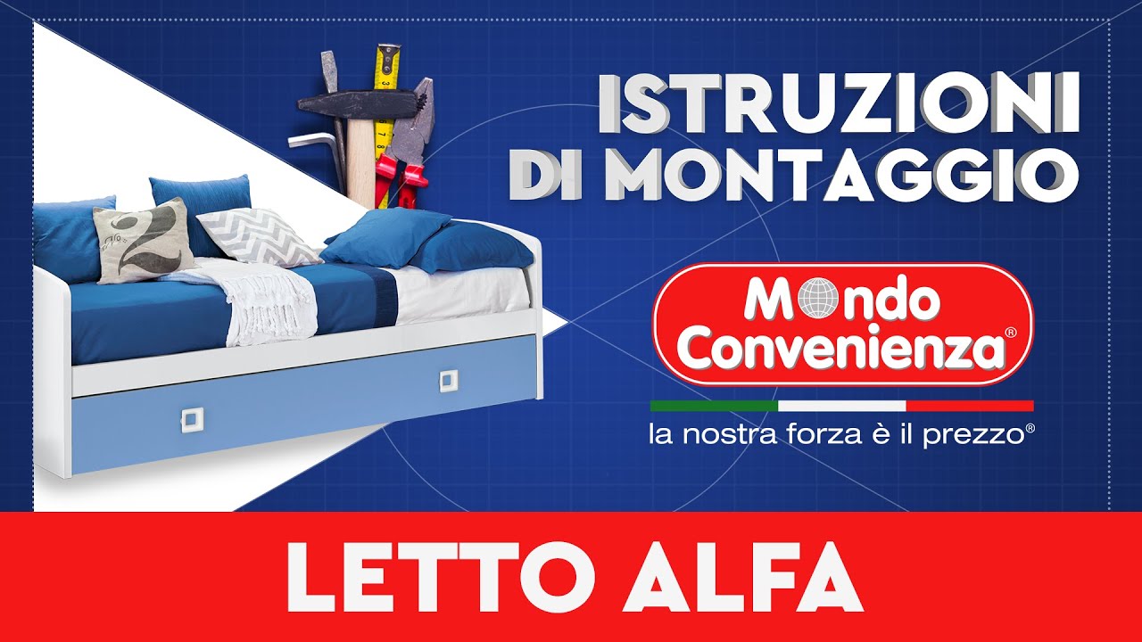 Istruzioni di montaggio: Letto singolo cameretta ALFA | MONDO CONVENIENZA