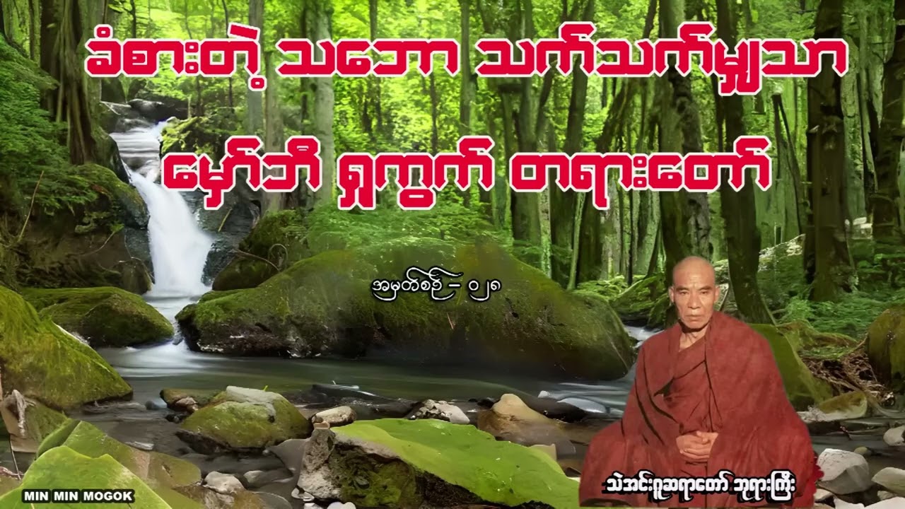 #သဲအင်းဂူဆရာတော်ဘုရားကြီး ။ နာမ် ခံစားတဲ့ သဘောလေးမျှသာ
