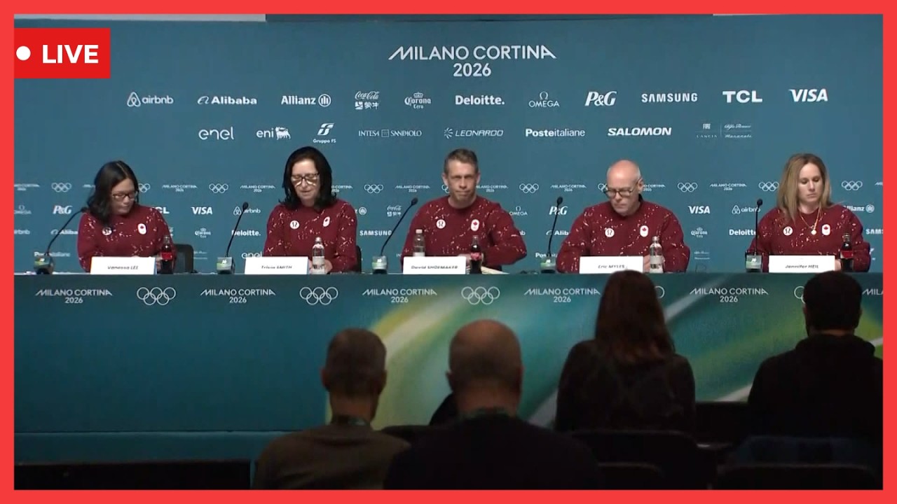 LIVE: Canadian Olympic Committee Leaders Hold Key Press Conference at Milano Cortina 2026 | AD1Z