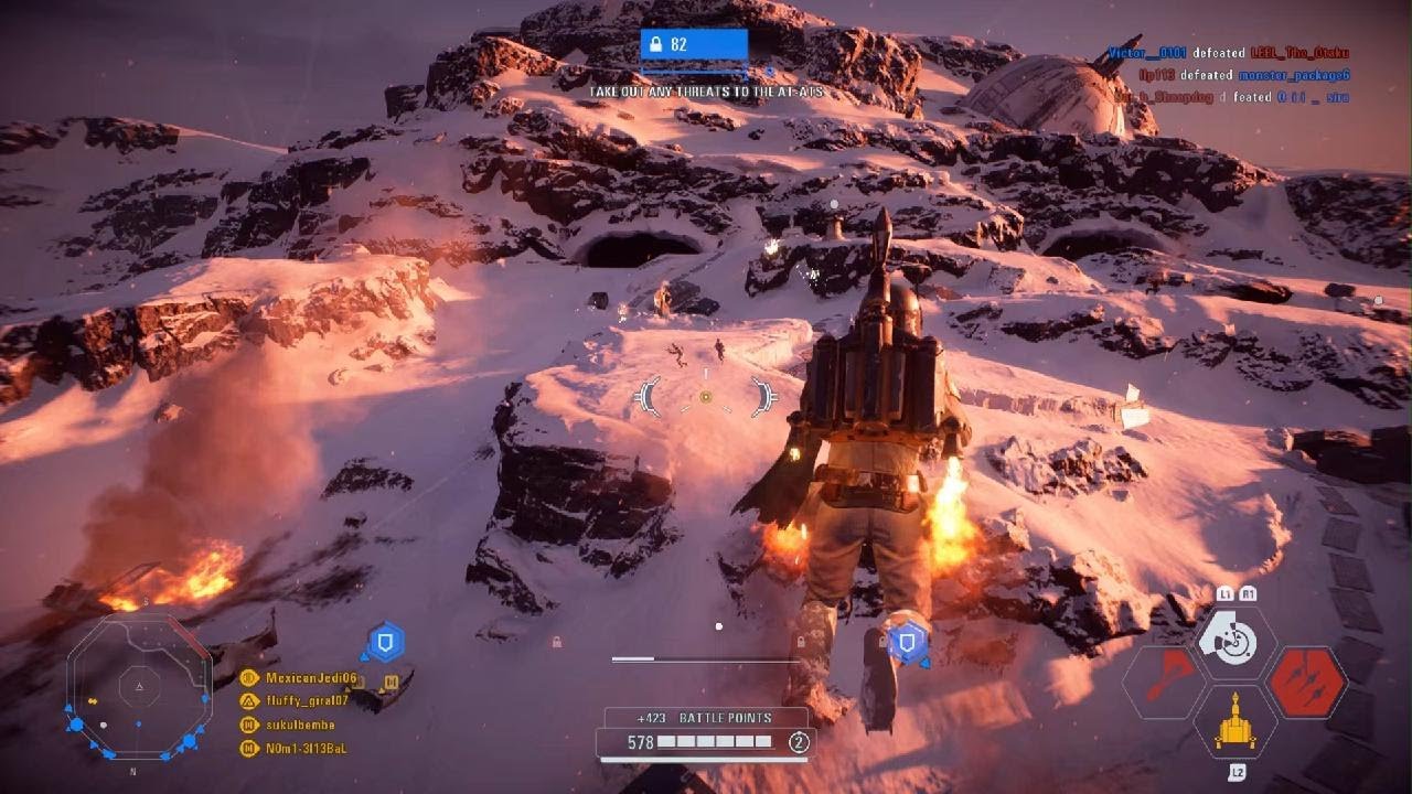 Star Wars Battlefront II Boba Fett Gameplay Galactic assault