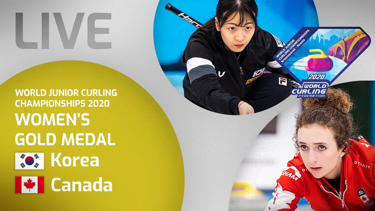 Korea v Canada - Women's gold medal - World Junior Curling Championships 2020