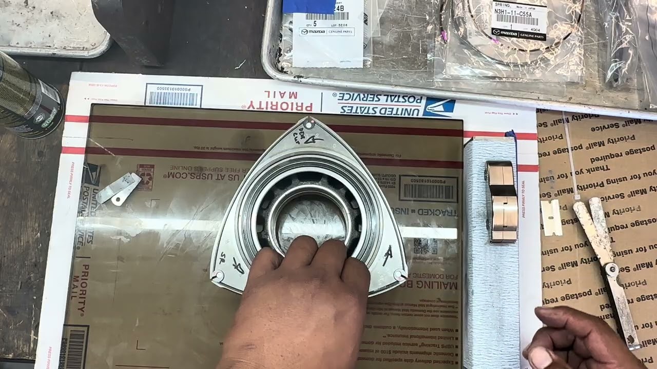 Rx8 side seal clearance. Using the SR ROTARY “rx8 only” side seal tool.
