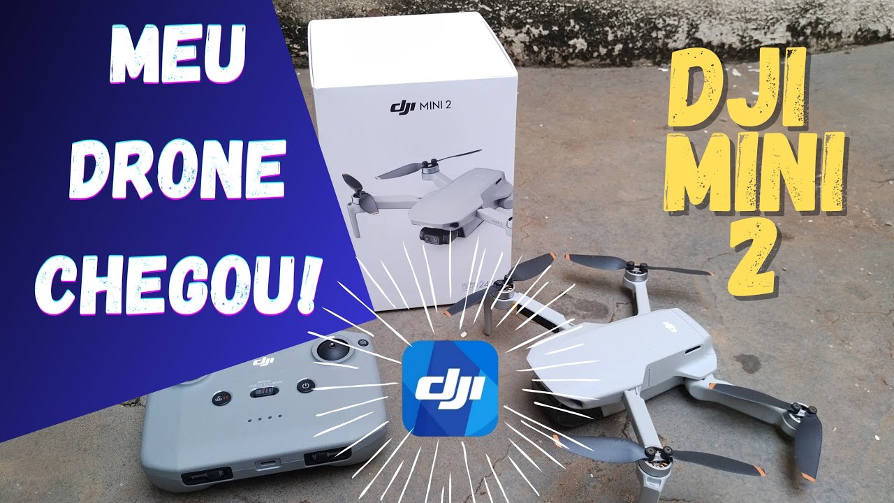 Comprei um Drone Dji Mini 2 - Unboxing e primeiras impress&otilde;es - #euamofernandopolis ❤️