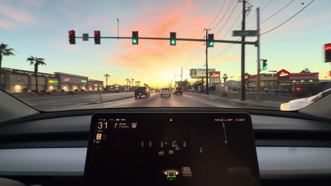 2023 Tesla Model Y - Las Vegas Morning Drive - February 27, 2026