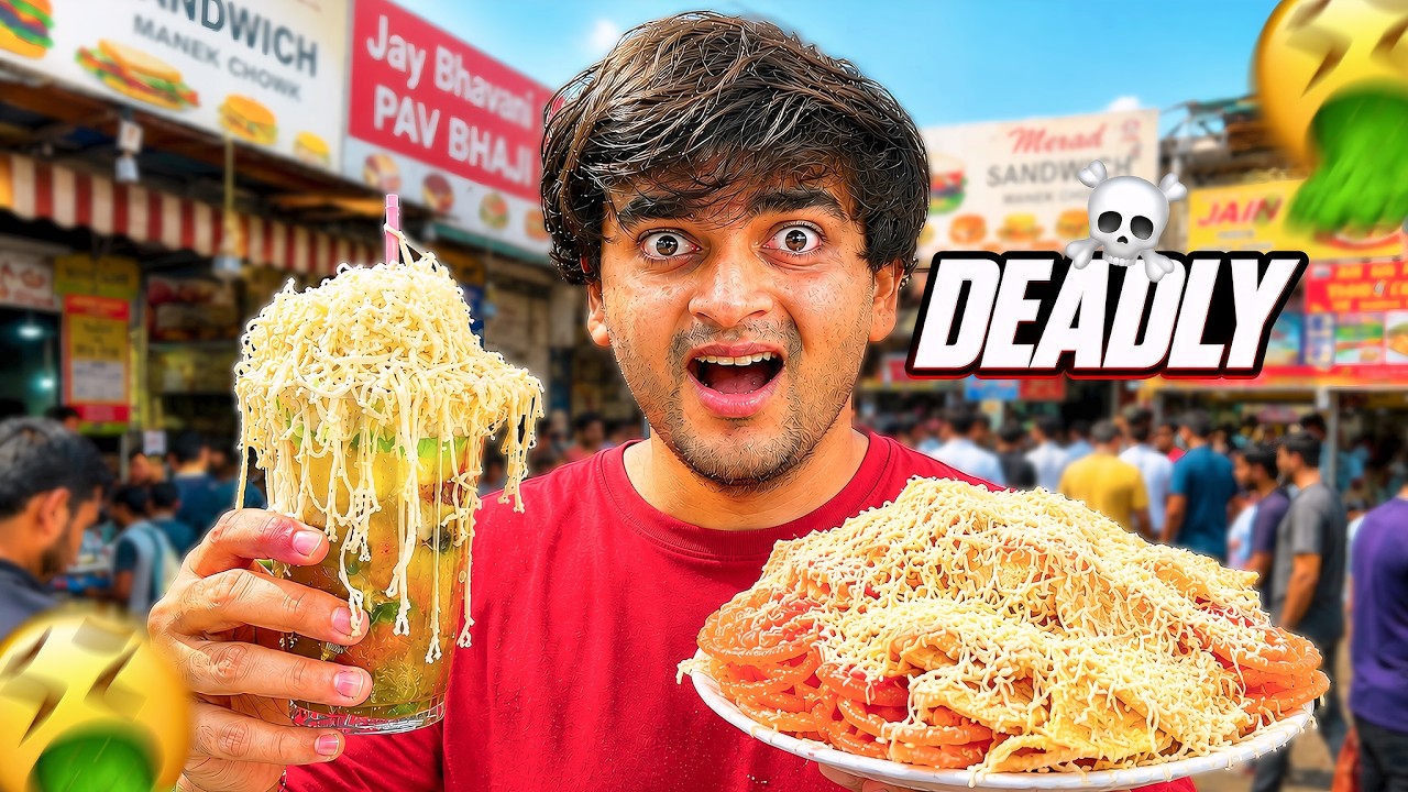 Trying every illegal street food in Gujarat
