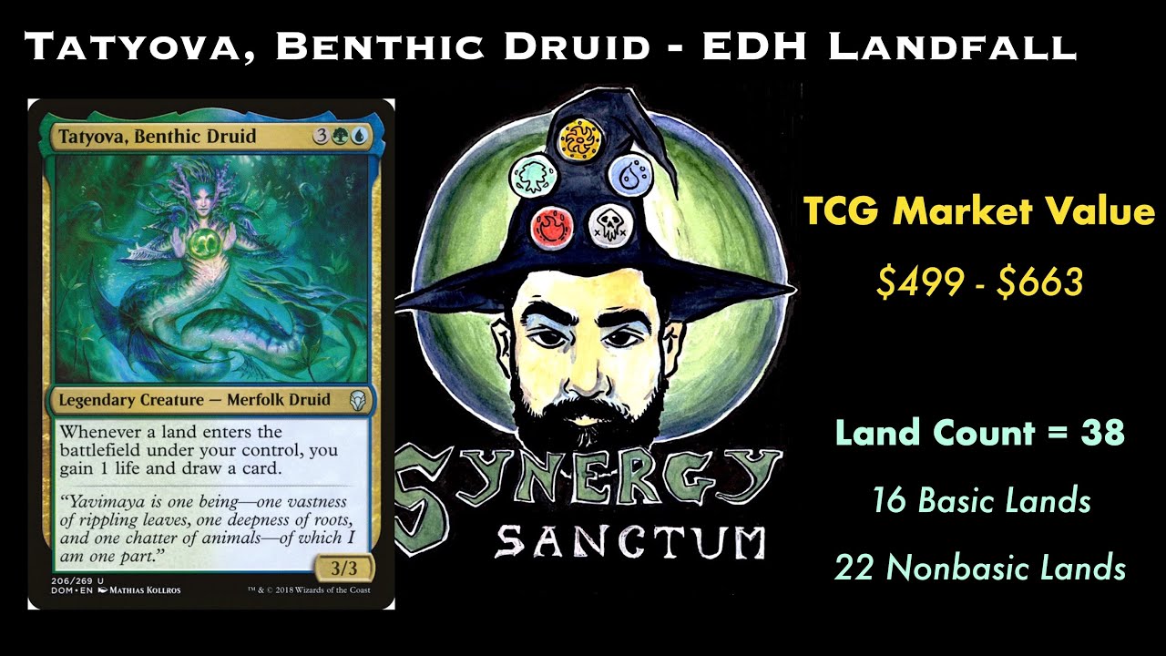The Best Tatyova, Benthic Druid - EDH Landfall Deck! 