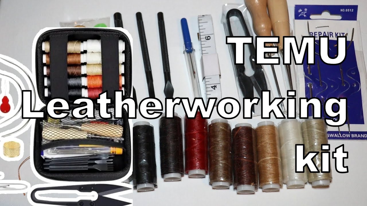 15 dollar leatherworking kit from temu review