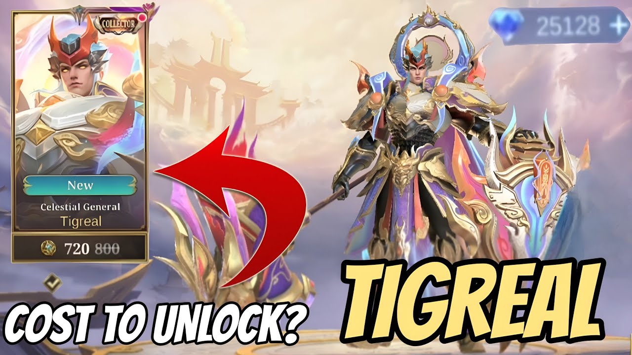 HOW MANY Diamonds For Tigreal Collector Skin⁉️💎
