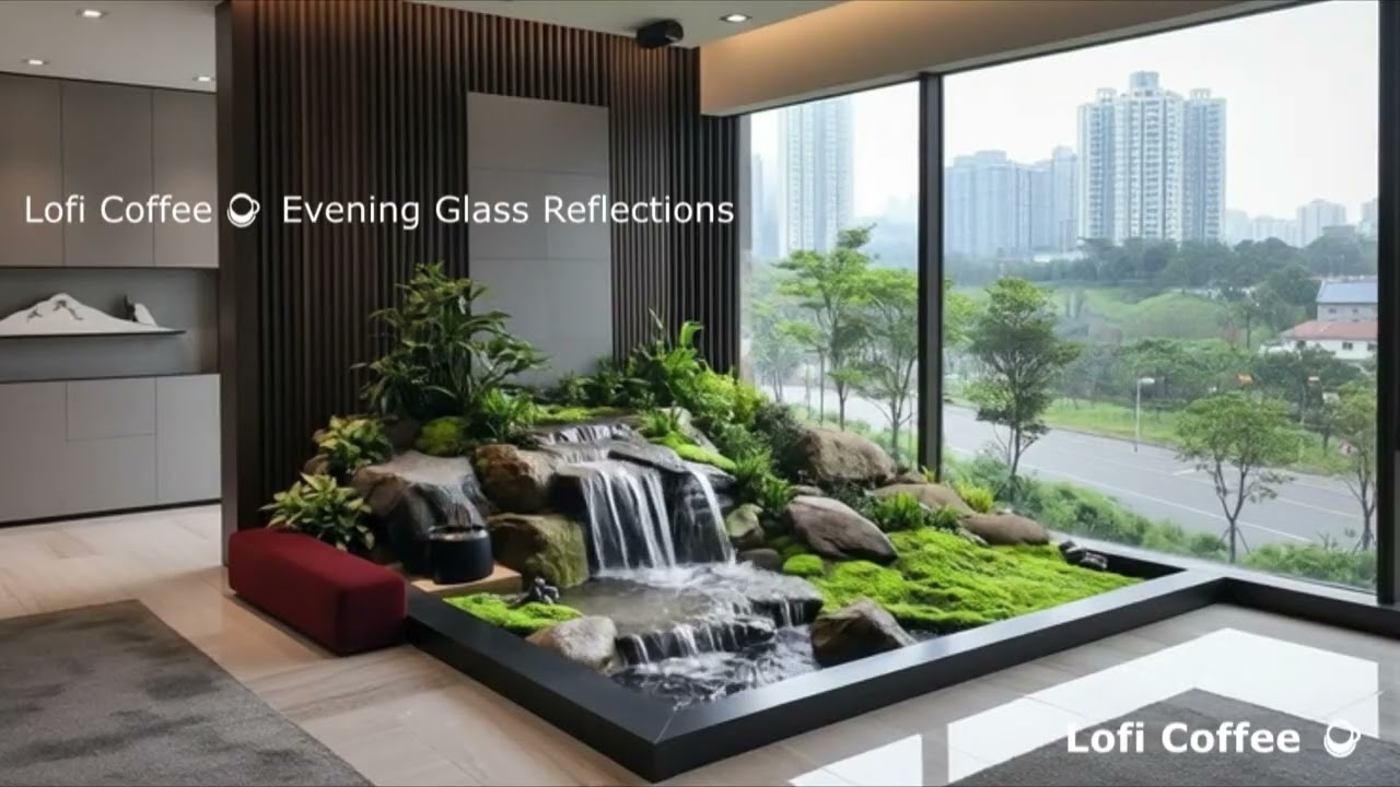 Lofi Coffee ☕ Evening Glass Reflections