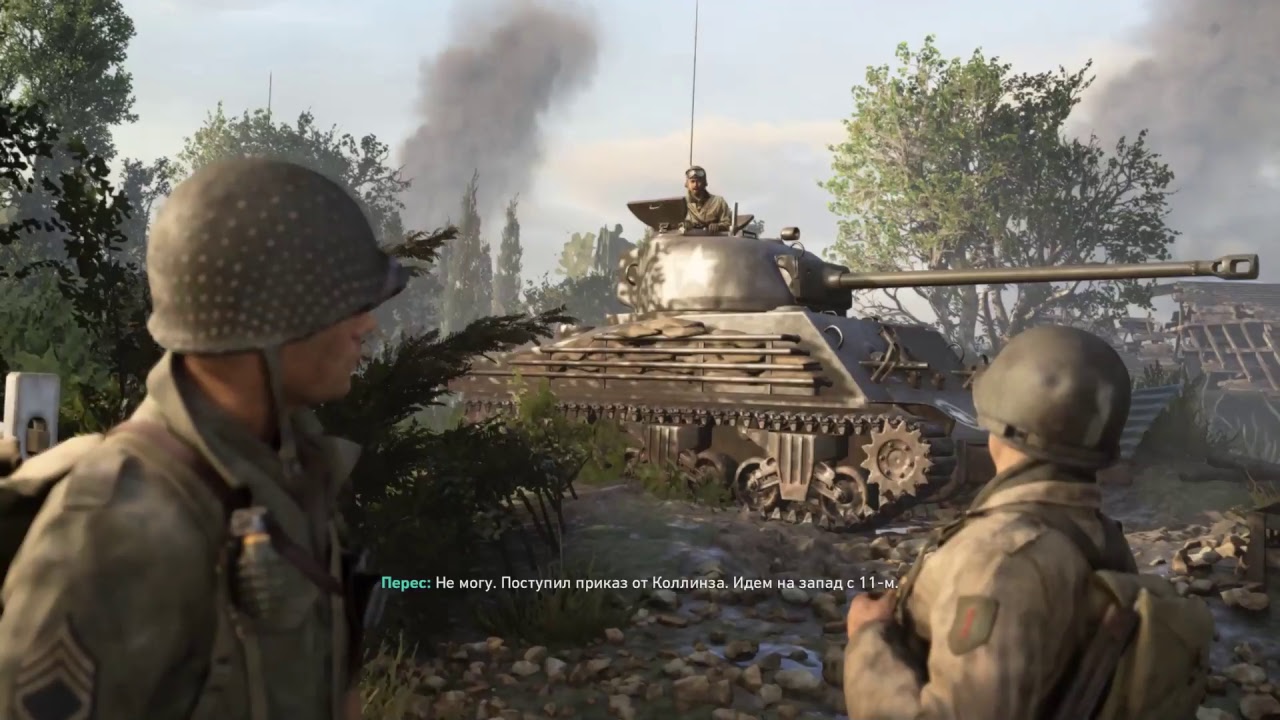 Прохождение сюжета Call of Duty WW II )))))