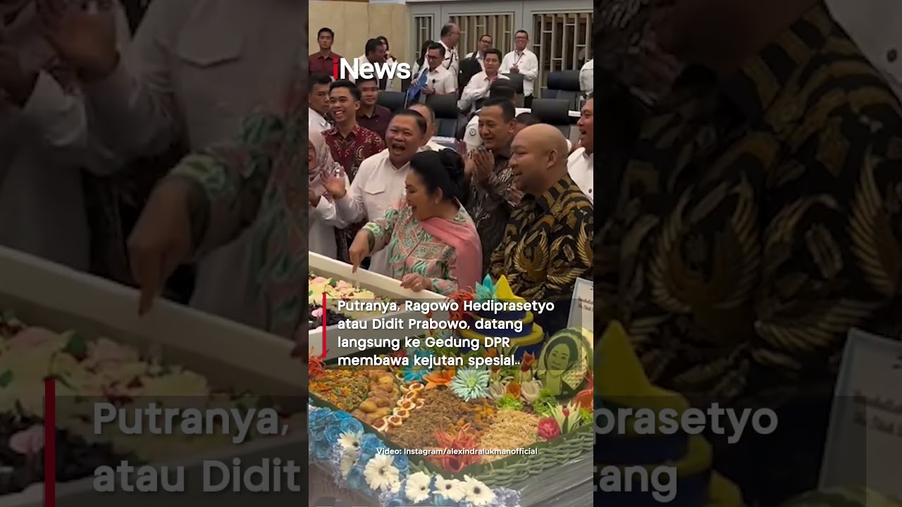 Momen Kejutan Ulang Tahun Titiek Soeharto saat Rapat DPR, Didatangi Didit Prabowo Bawa Kue Besar