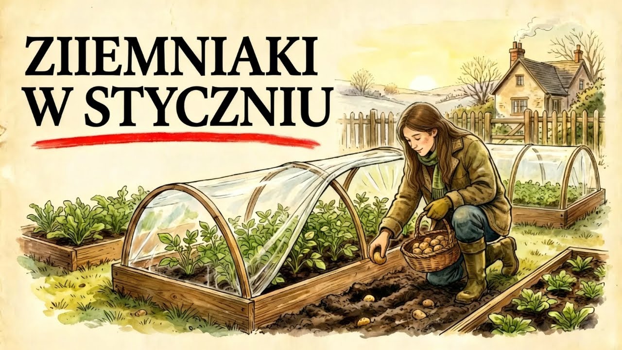 CHCESZ 3X WIĘCEJ ZIEMNIAKÓW? POSADŹ JE POD KONIEC STYCZNIA I UŻYJ TEJ METODY UPRAWY POD KLOSZEM