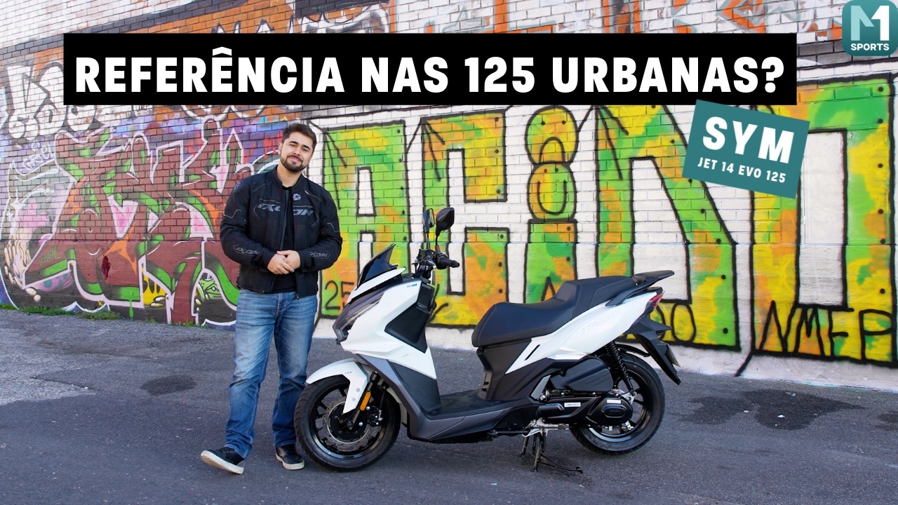 Scooter urbana com ADN desportivo - SYM JET 14 EVO 125