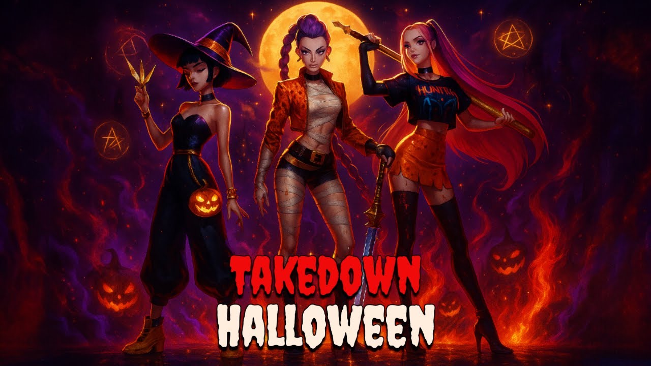 Takedown HUNTRIX Halloween SONG | KPop Demon Hunters | ✦ By AIDRIANVoss ✦