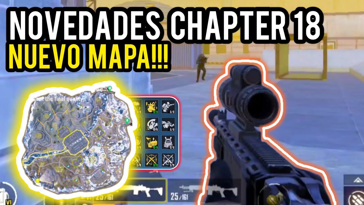 NOVEDADES Y NUEVO MAPA!!! CHAPTER 18 METRO ROYALE 🧐 Metro Royale Pubg Chapter 18