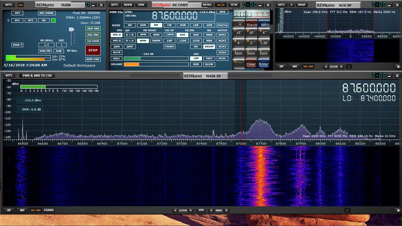 87.6MHz Radio Impuls (Brno) received in Gataia