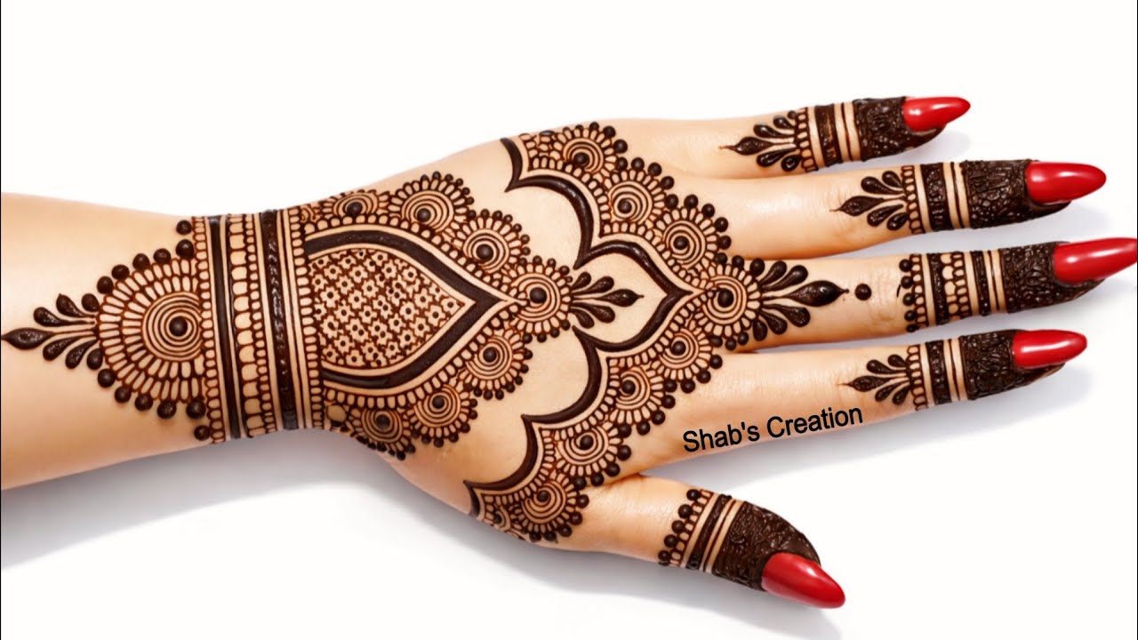 Latest Simple mehndi design | Beautiful backhand mehndi designs | Easy Mehandi design | Mehandi 2026