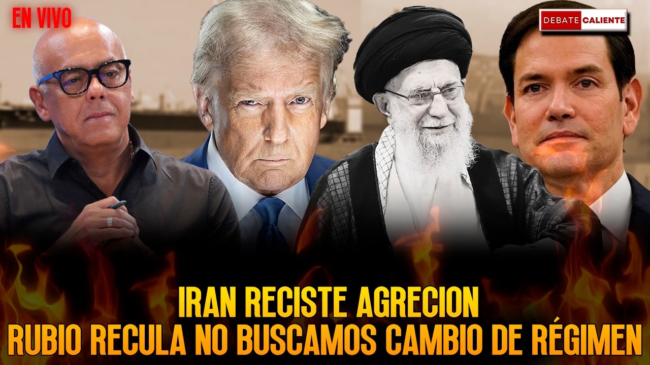 IRAN RECISTE AGRECION - RUBIO RECULA NO BUSCAMOS CAMBIO DE RÉGIMEN