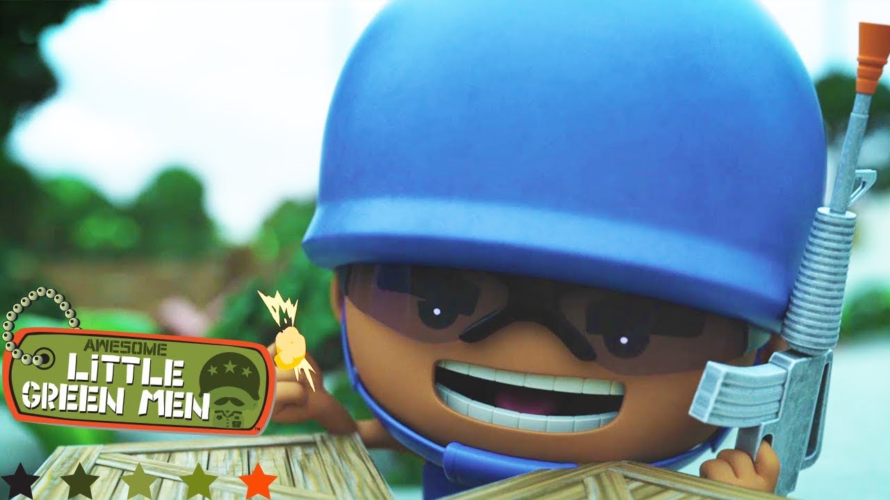 Awesome Little Green Men | Cheeseballs vs Kale 2 | Episode 4 Compilation | Videos For Kids
