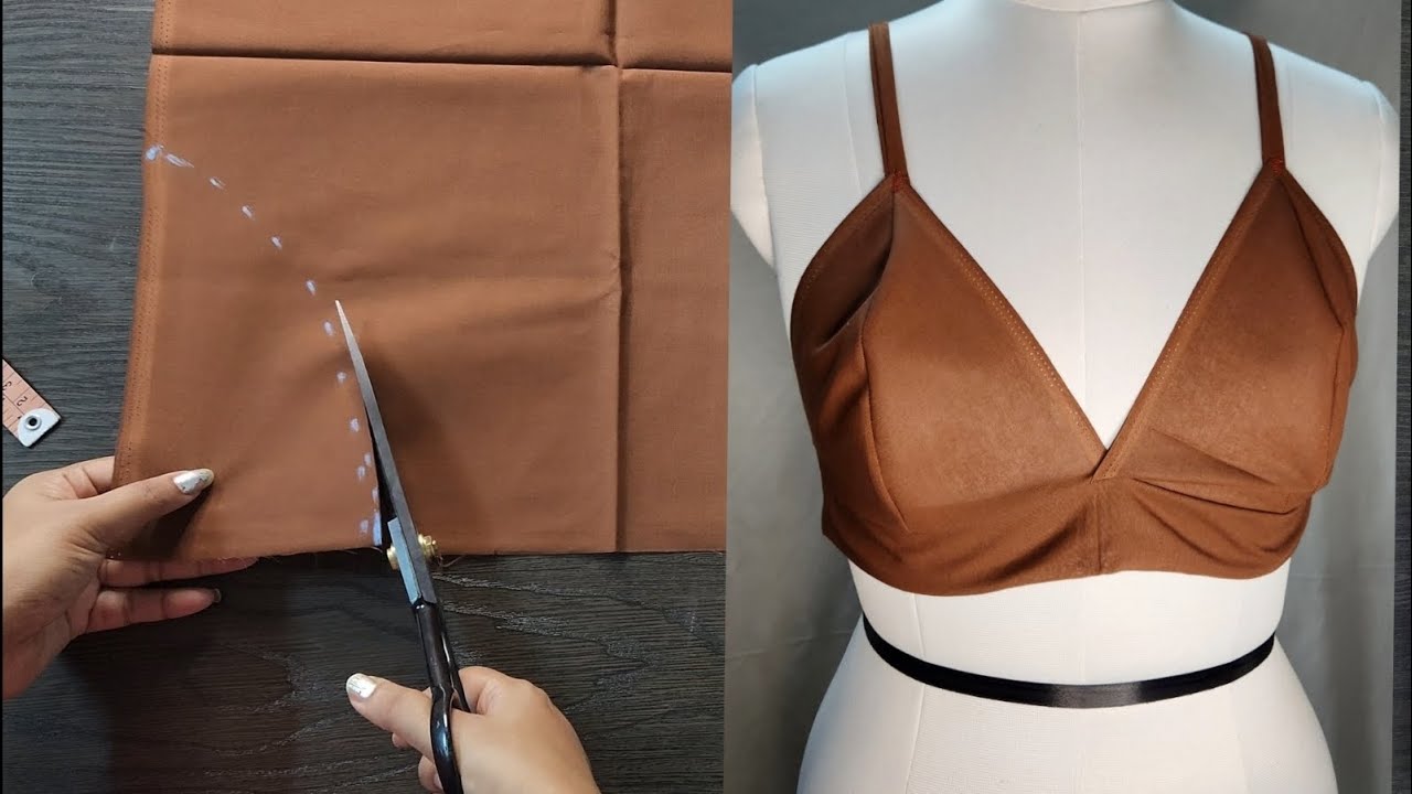 DIY Easy Cotton Bra Cutting and Stitching | Size 32, 34, 36, 38,40