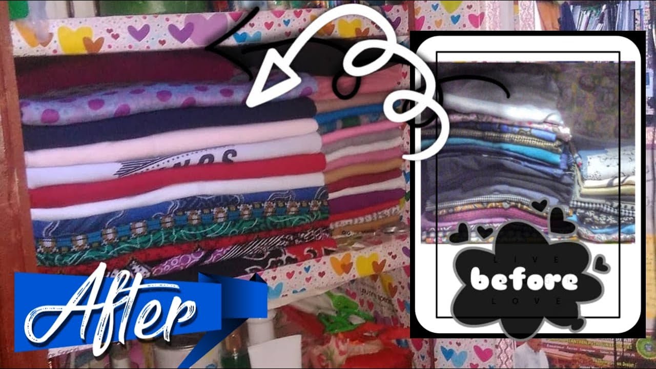 Cara melipat baju rapi tanpa setrika || Ala Santri