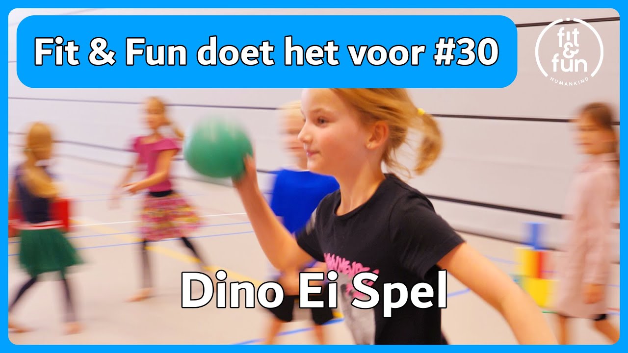 Fit & Fun doet het voor #30 - Dino Ei Spel (Gymles)