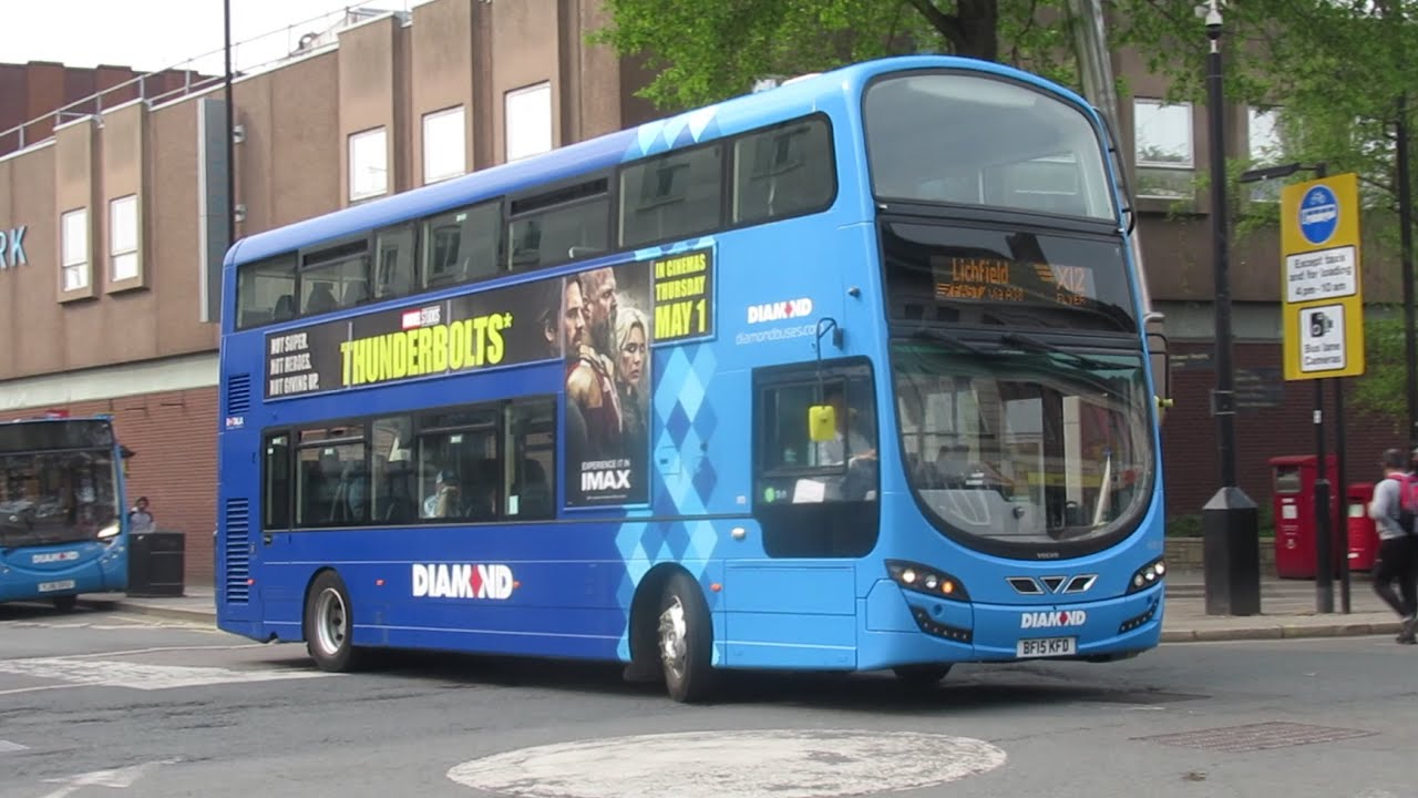 Buses at Burton on Trent | April 2025