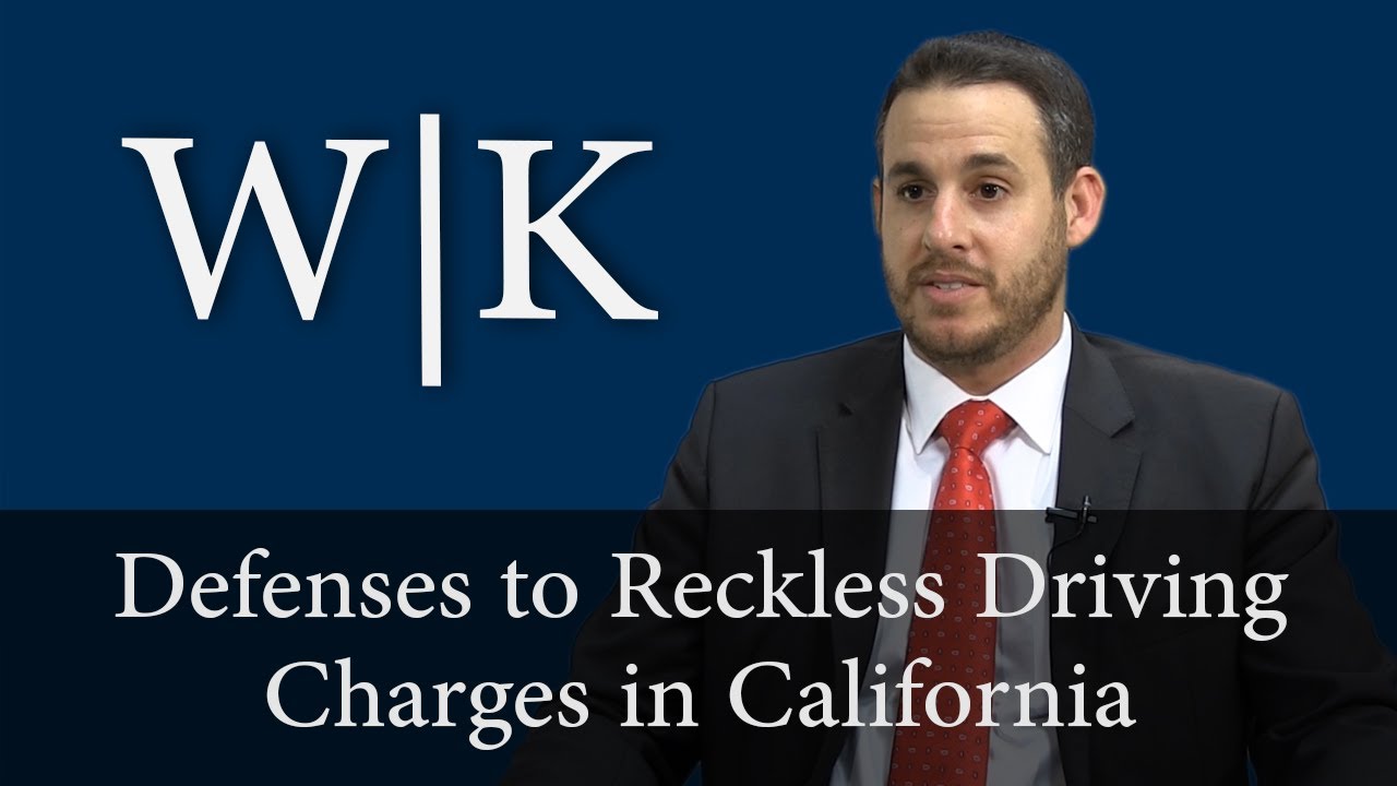 Defenses to Reckless Driving Charges in California