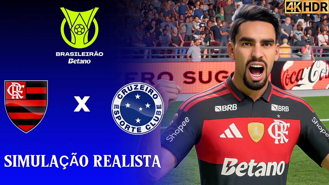 FC 26 - Flamengo vs Cruzeiro | Brasileirão 2026 | Simulação 4K Ultra HD (60FPS).