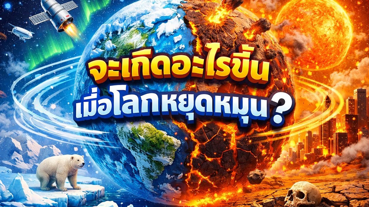 จะเกิดอะไรขึ้นเมื่อโลกหยุดหมุน