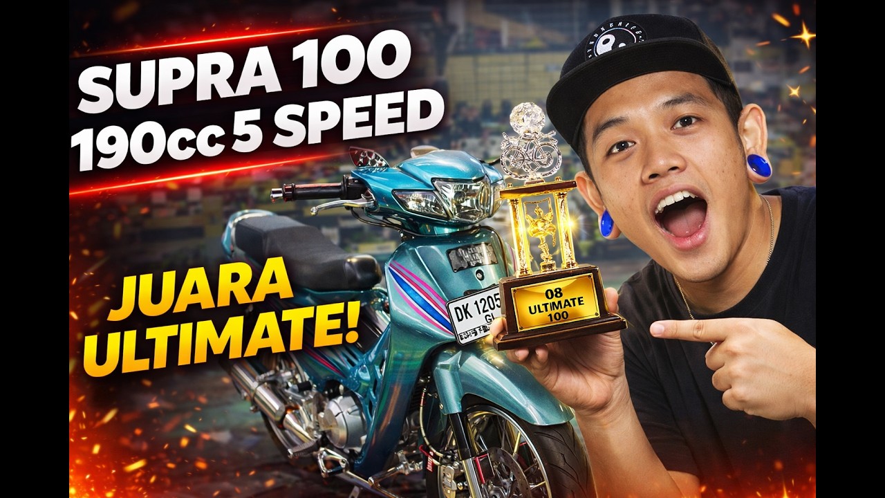 SUPRA Tua Ini Menggila di Kontes Bangli! Mesin 190cc 5 Speed