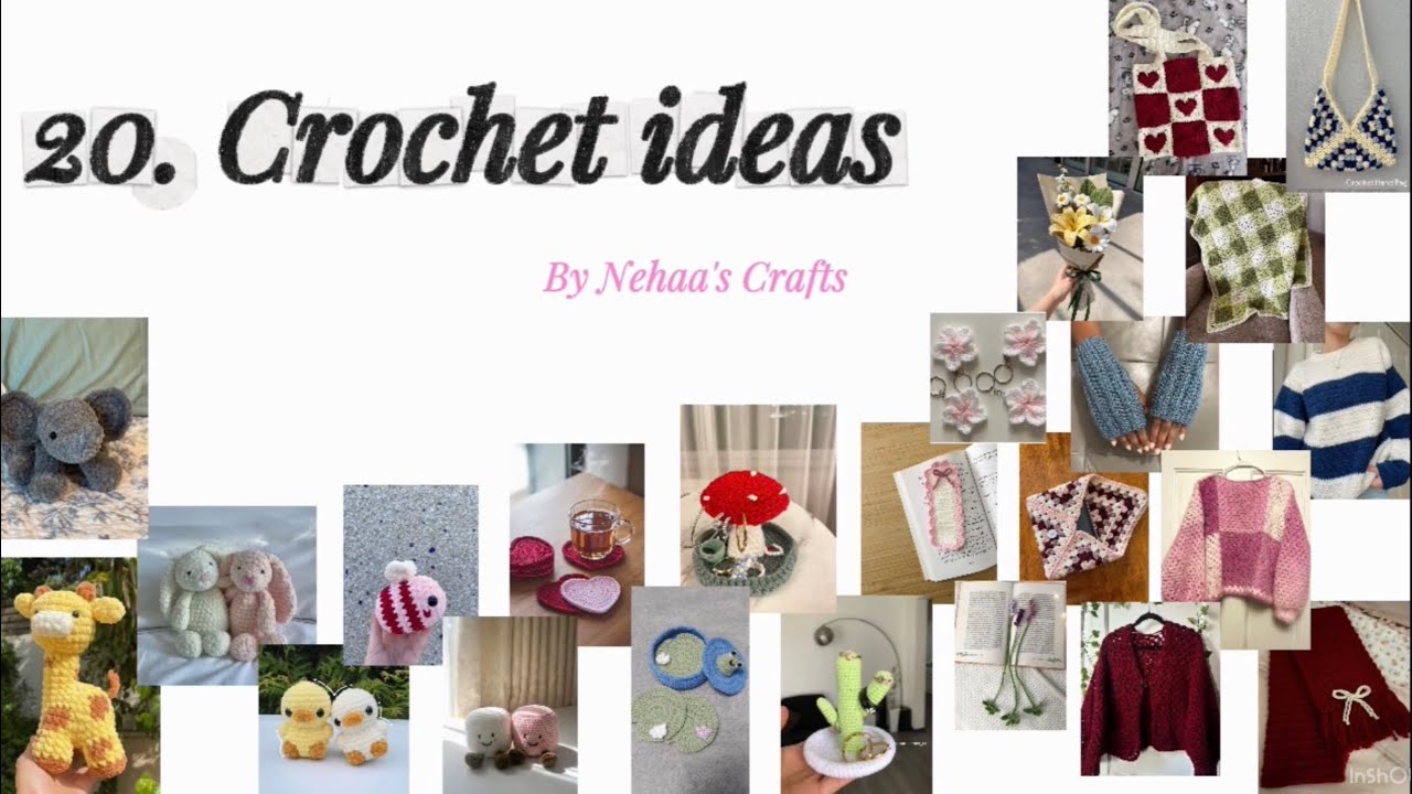 What to crochet if you’re bored 🥱🧶 easy and beginner friendly ideas 