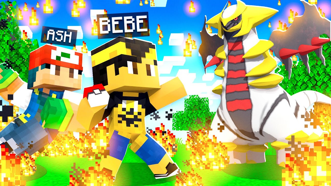 Who's Your Family? O FILHO DO ASH KETCHUM CAPTUROU UM GIRATINA no Minecraft! *Pokémon*