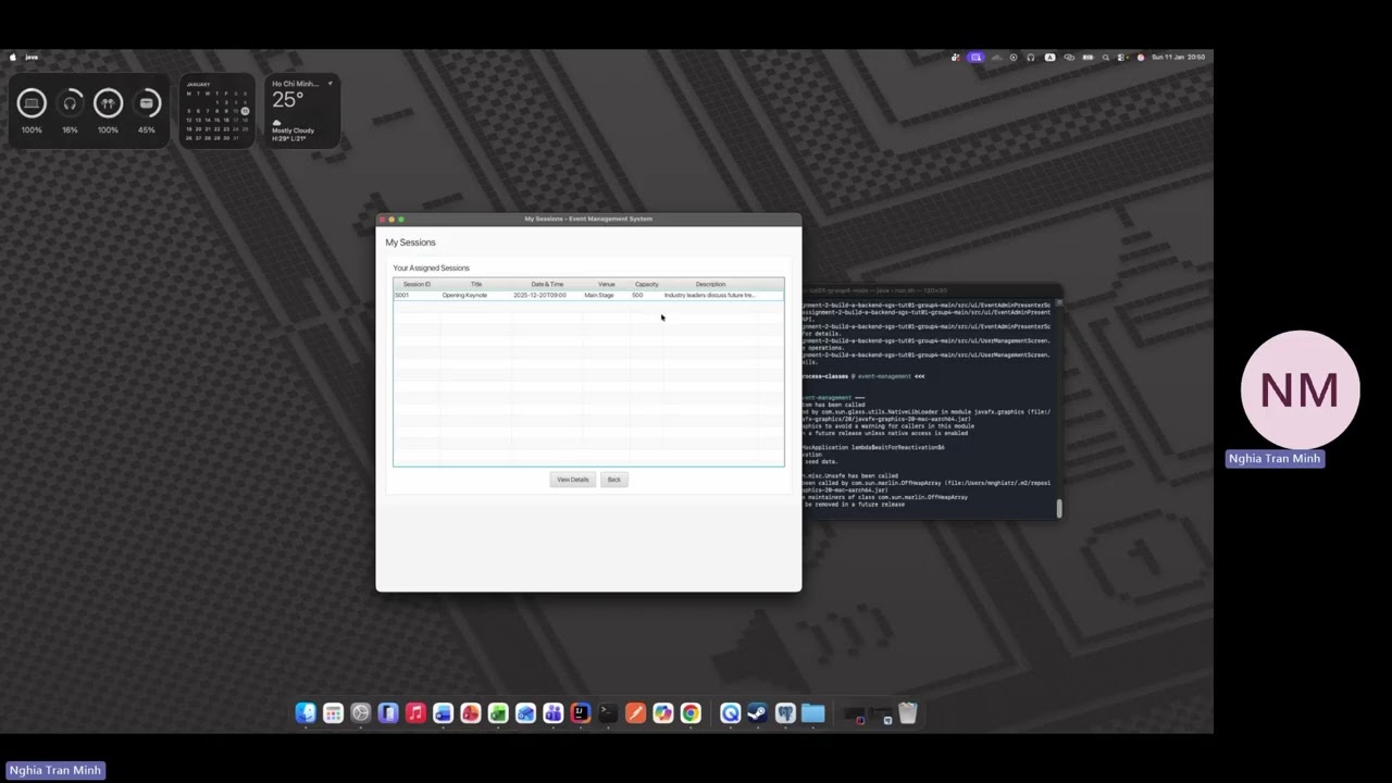 Further Programming Semester C 2025 Video Demo - Group 4