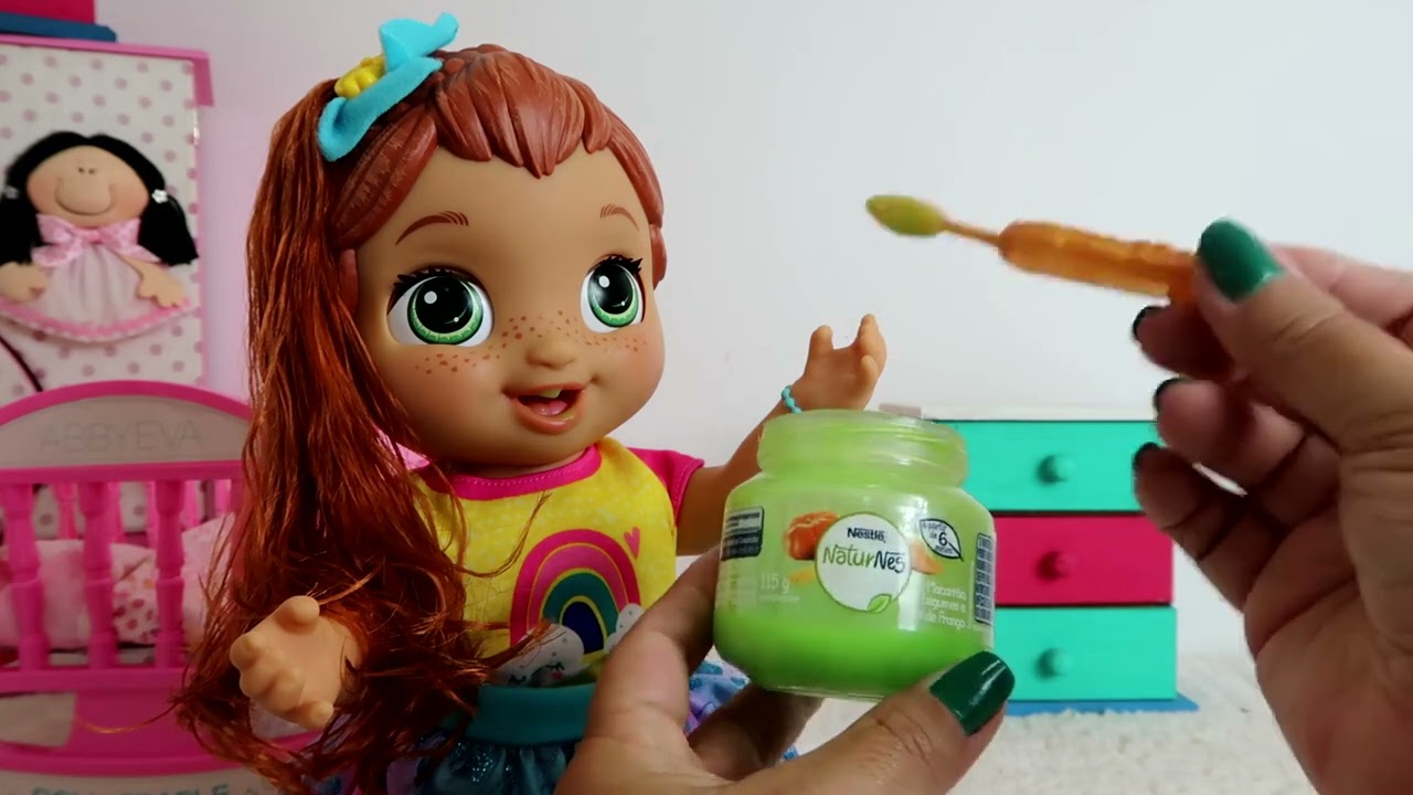 PRIMEIRA PAPINHA DA MINHA BABY ALIVE EVA