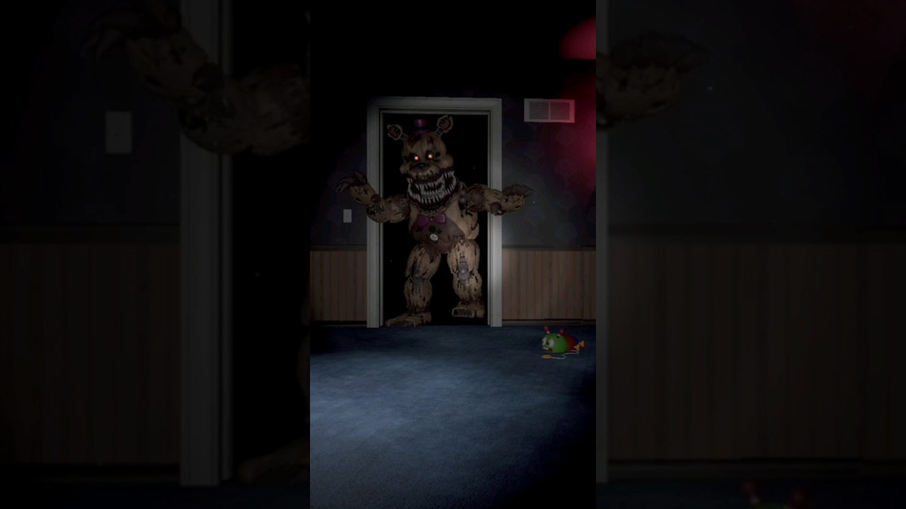 Nightmare fredbear Jumpscare || FNAF Help Wanted