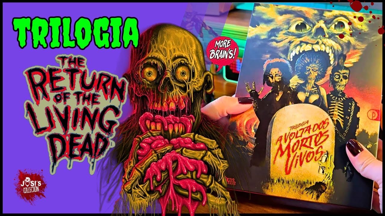 Trilogia A Volta dos Mortos Vivos em Blu-ray: Unboxing dessa Edição Incrível!