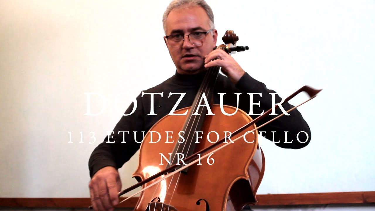 Dotzauer - 113 etudes for cello N.16 Aurelio Bertucci