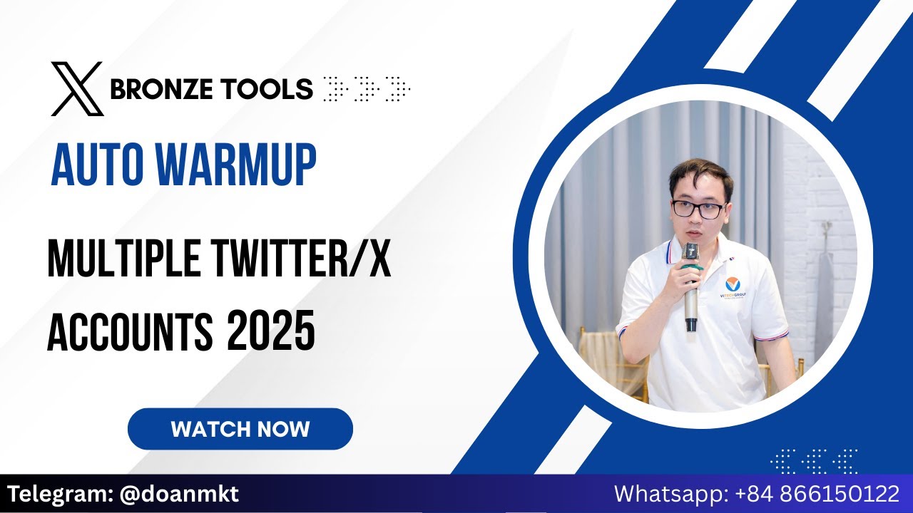 Auto Warmup Multiple Twitter/X Accounts 2025 | Twitter Bot